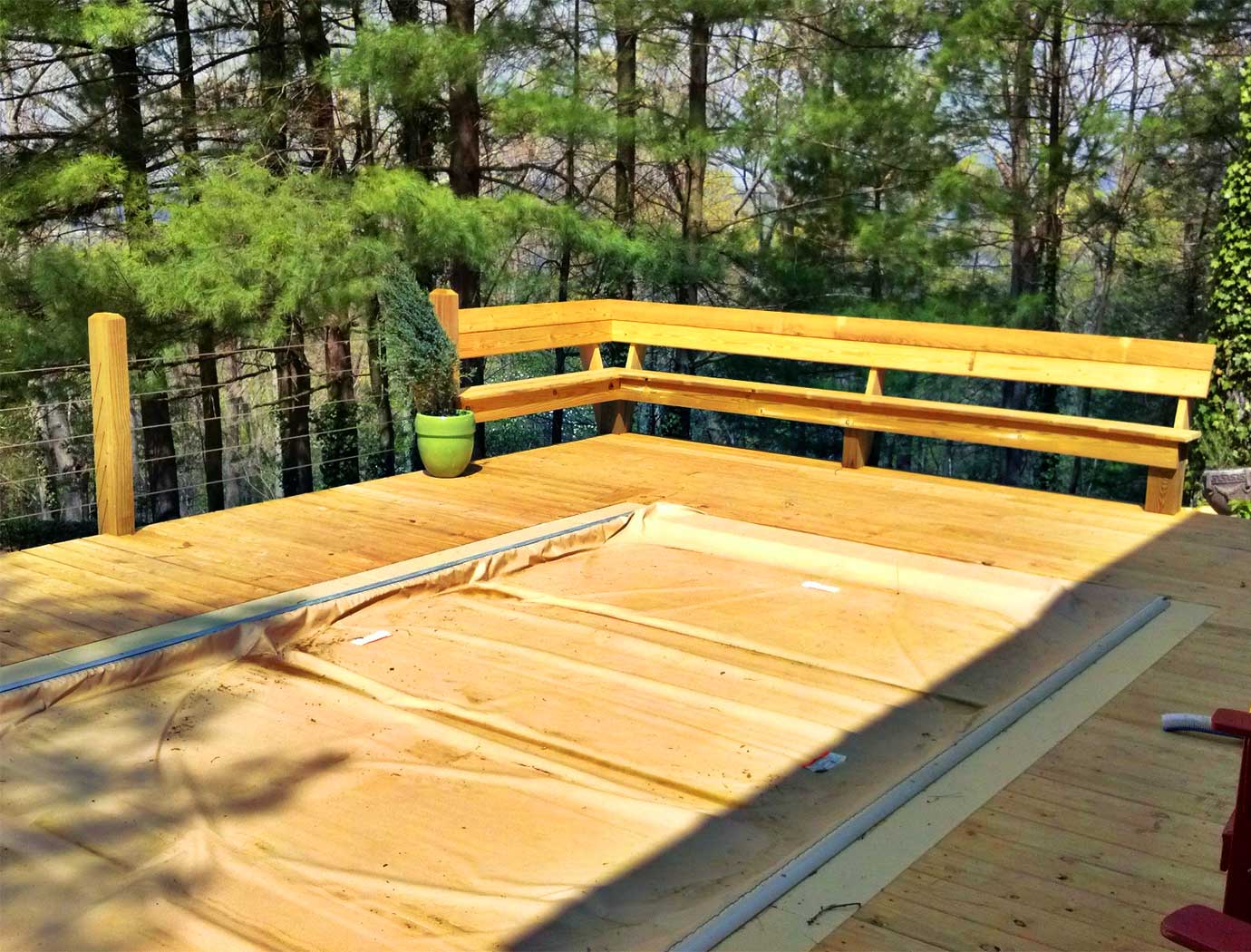 Custom Hot Tub Deck Asheville Deck Builders