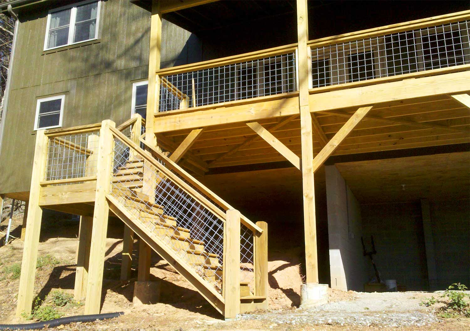 Deck Beam Construction | Asheville Deck Builders